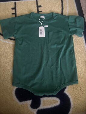 Green bubble romper one piece - 3T - Little Ones Shop